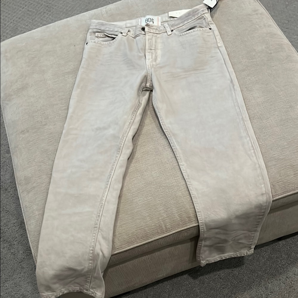 BDG Vintage Slim Fit Beige Jeans
